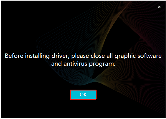 click OK