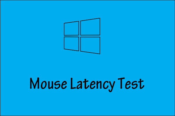 mouse latency test