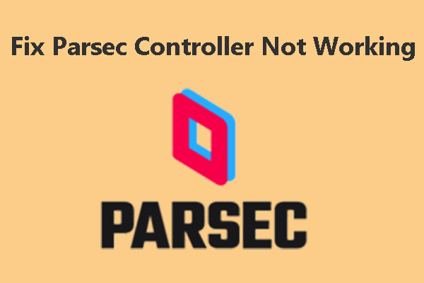 Parsec controller not working