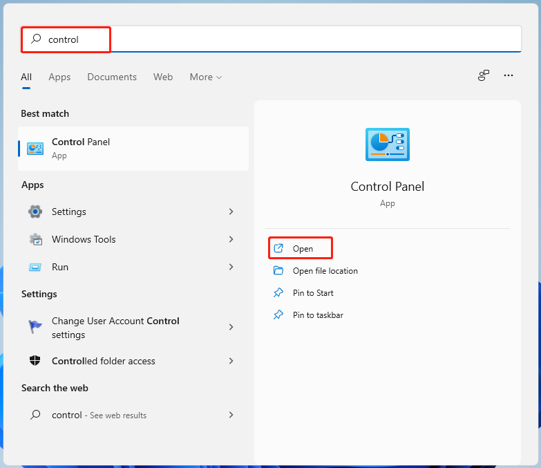 how to open uninstall programs in windows 11