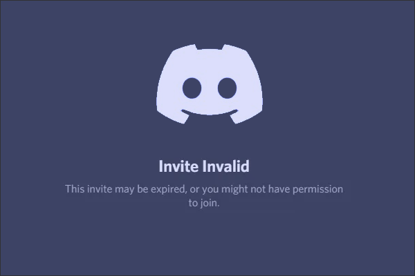 Discord invalid invite