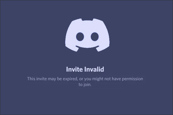 discord invalid invite