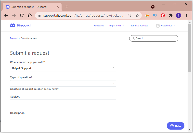 Discord support