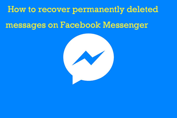 Восстановить навсегда удаленные сообщения в Facebook Messenger
