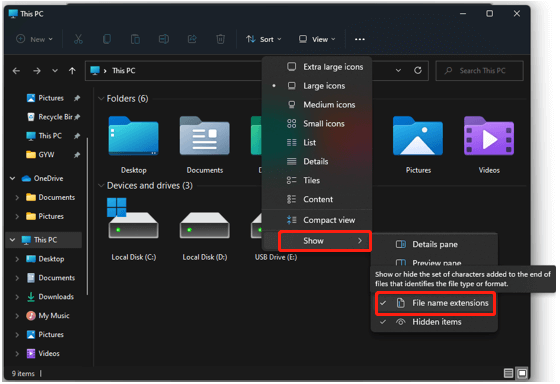 How to Show File Extensions in Windows 11 - SmartWindows