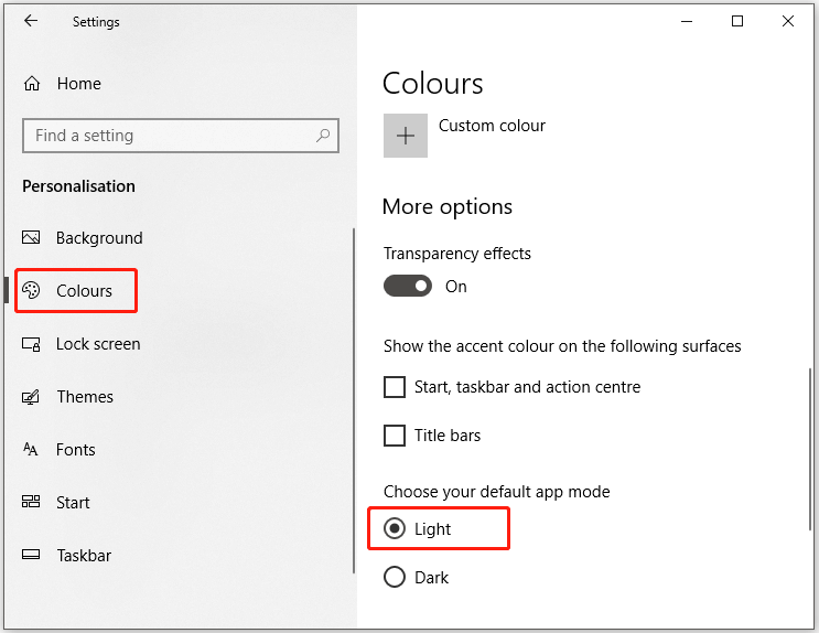 chrome turn off dark mode mac os