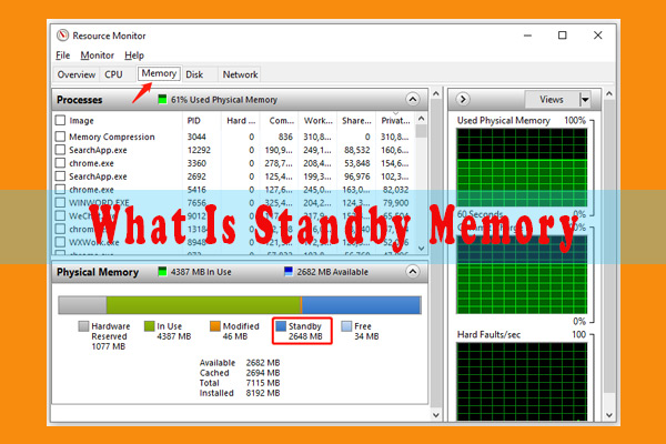 how to clear standby memory Windows 10