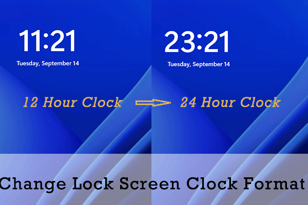change lock screen clock format thumbnail