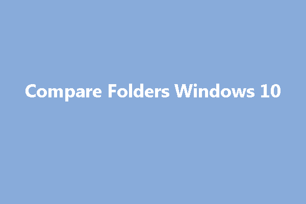 compare folders Windows 10