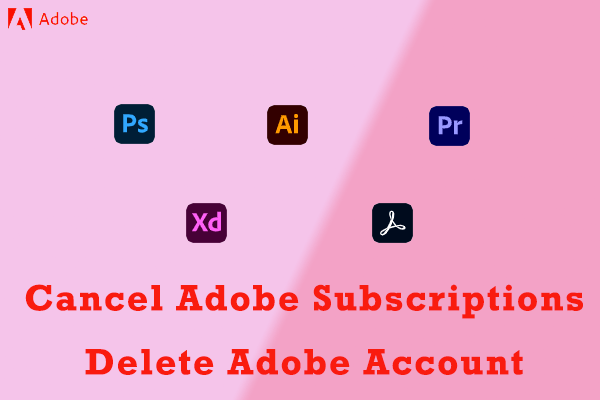 delete Adobe account