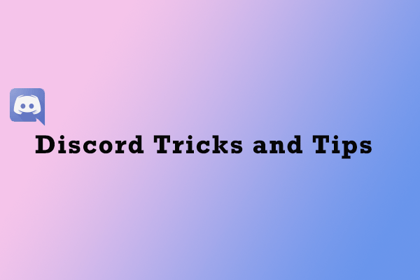 Discord tricks