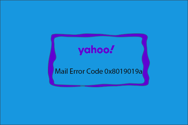 error code 0x8019019a