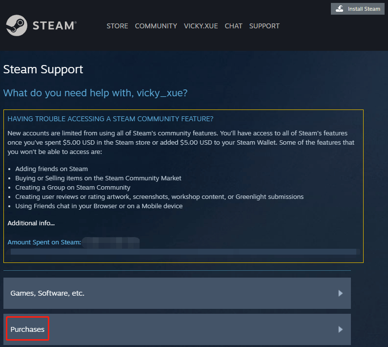 refund a game on Steam