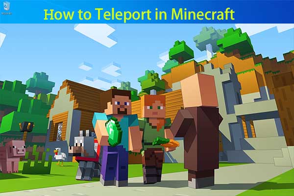 how to teleport in minecraft thumbnail
