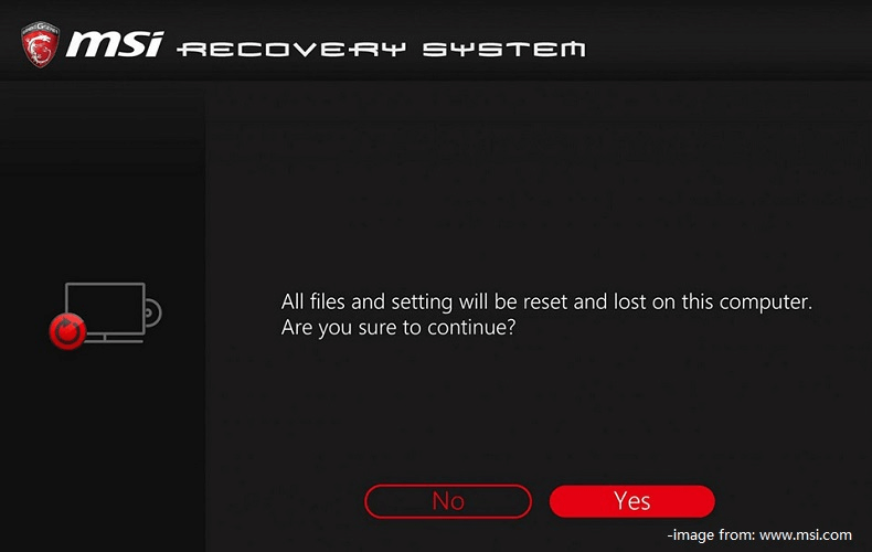 do i need msi burn recovery