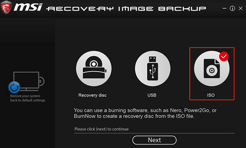 msi burn recovery worth it