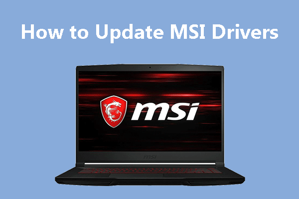 MSI driver update