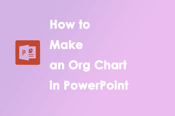 org chart in powerpoint thumbnail