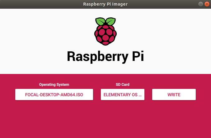 write Raspbain to SD card using Raspberry Pi Imager