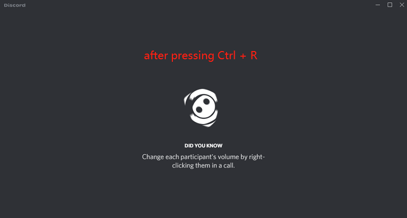 ctrl r discord