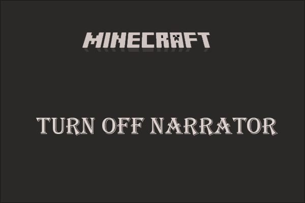 turn off narrator in minecraft thumbnail