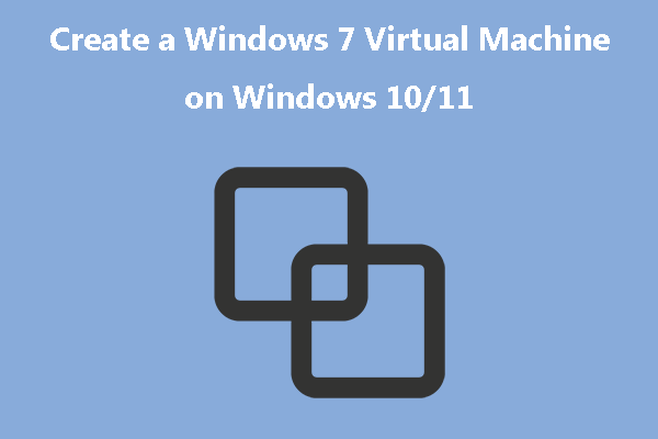 Windows 7 virtual machine