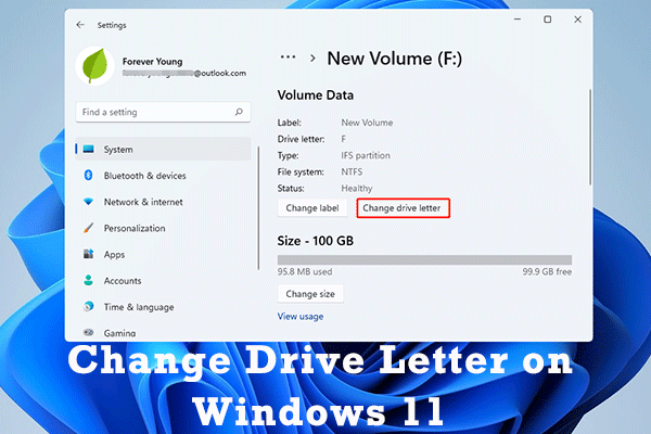 how to change drive name in windows 11