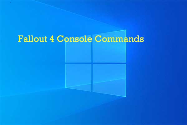 fallout 4 can you get achievements with console commands