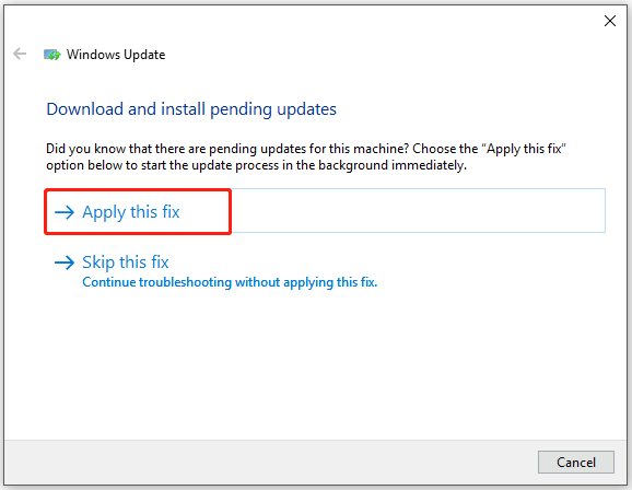 apply this fix