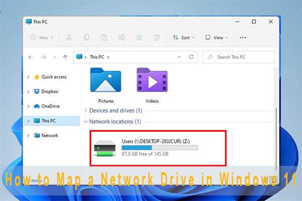 how to map a network drive in windows 11 thumbnail