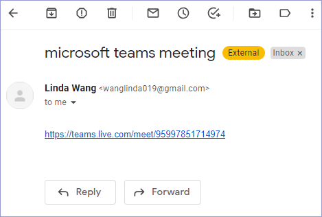 the invite link