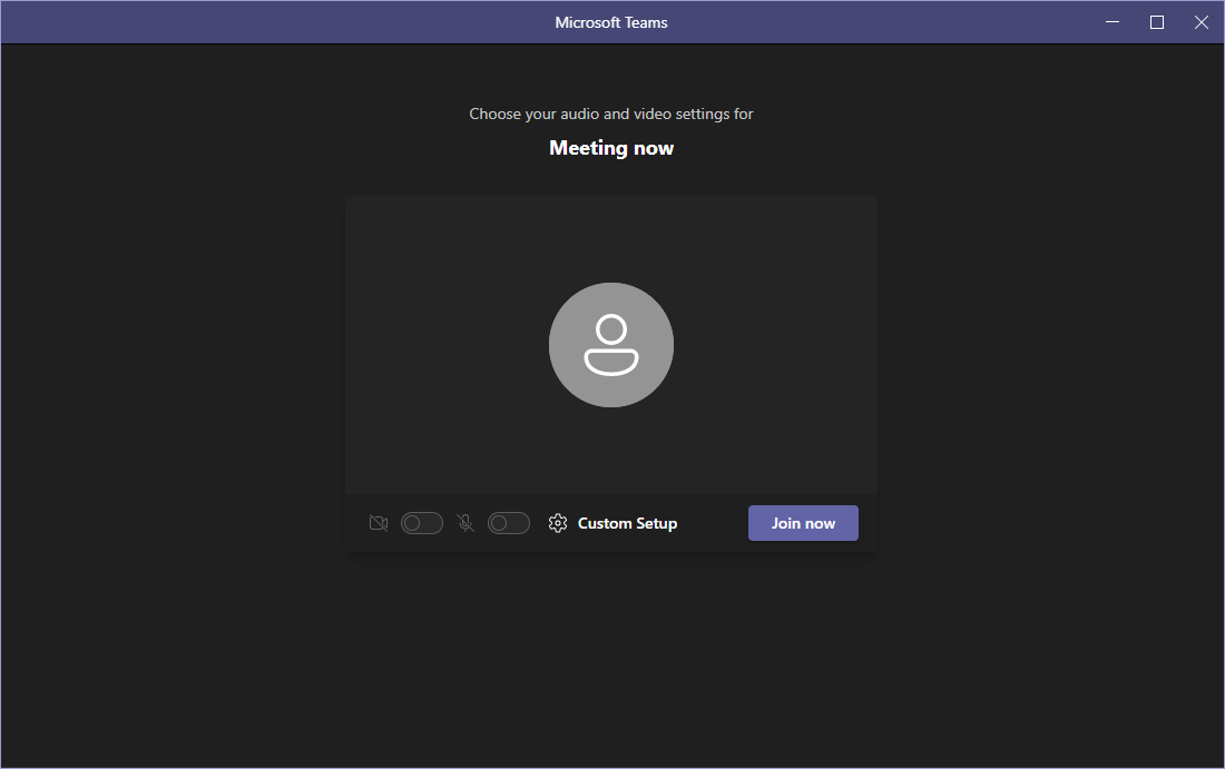 join the Teams meeting on the Teams app