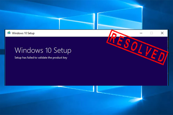 Windows 10 failed to validate product key