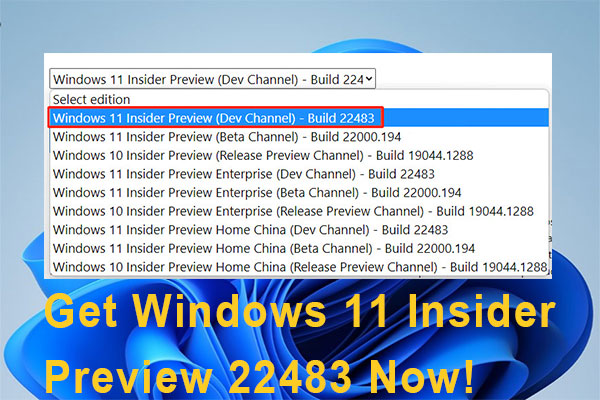 Windows 11 build 22483