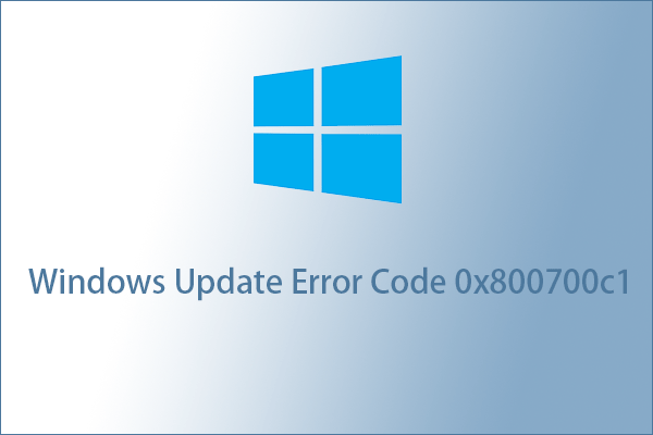 0x800700c1