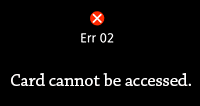 Canon Err 02
