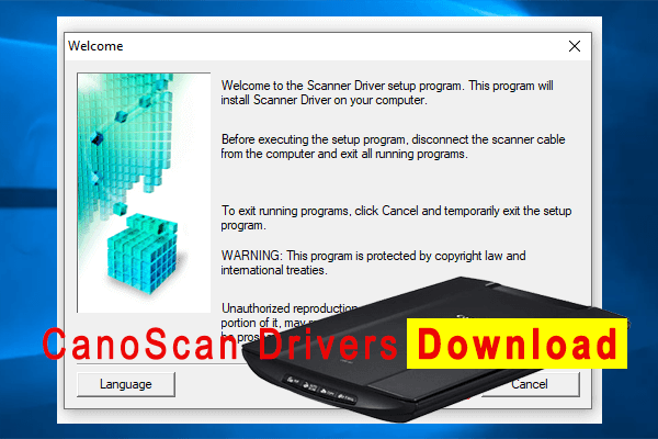 CanoScan Drivers Download for Windows 11/10/7 (32-bit & 64-bit)