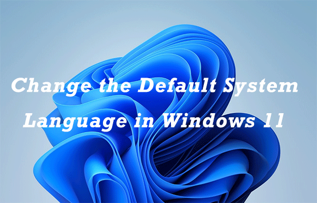 how to change the language in Windows 11