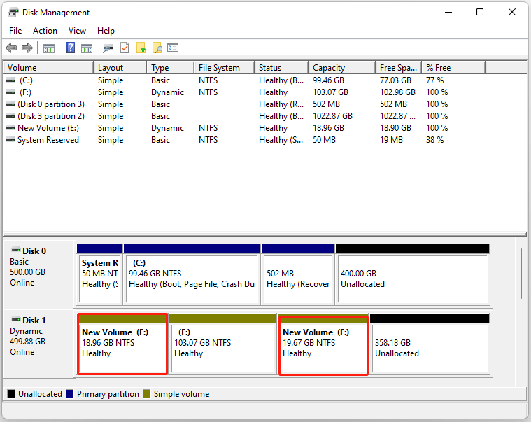 turn a partition into a simple volume