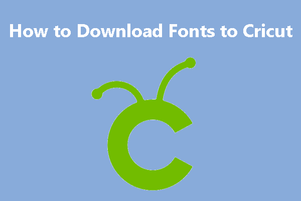 how to download fonts to Cricut