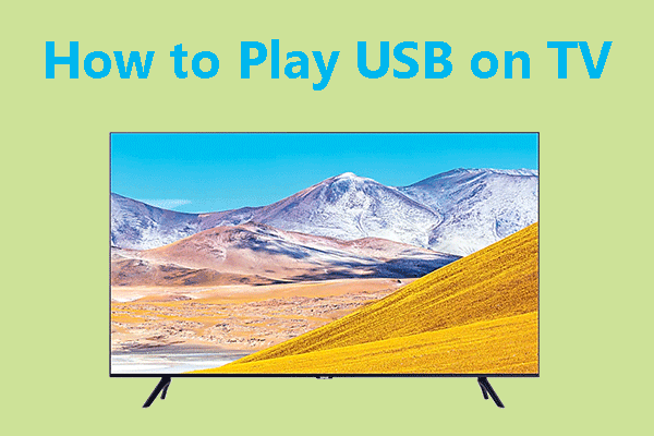 how to play USB on TV
