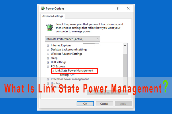 link state power management что это