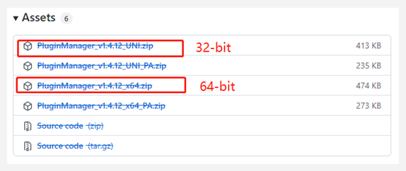 download a correct version of Plugin Manager