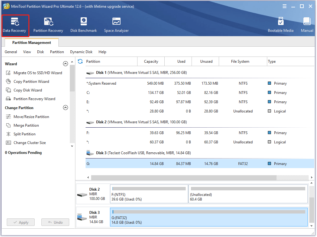 click data recovery
