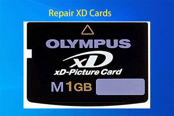 repair XD card