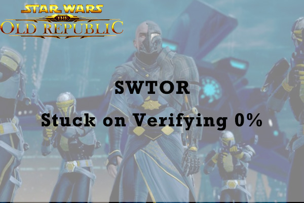 SWTOR stuck on verifying
