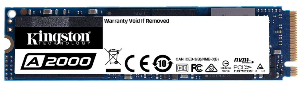 Kingston A2000 NVME PCIe SSD