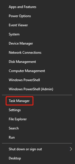 tap Task Manager