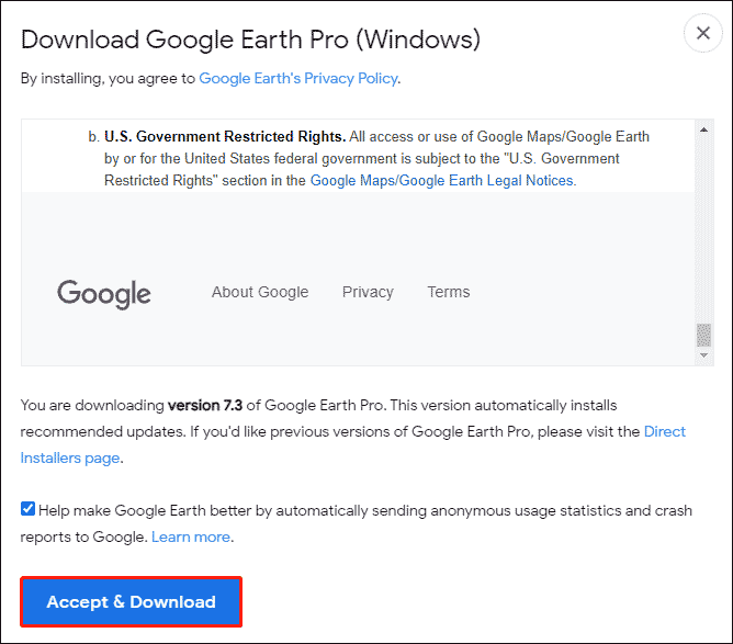 download Google Earth
