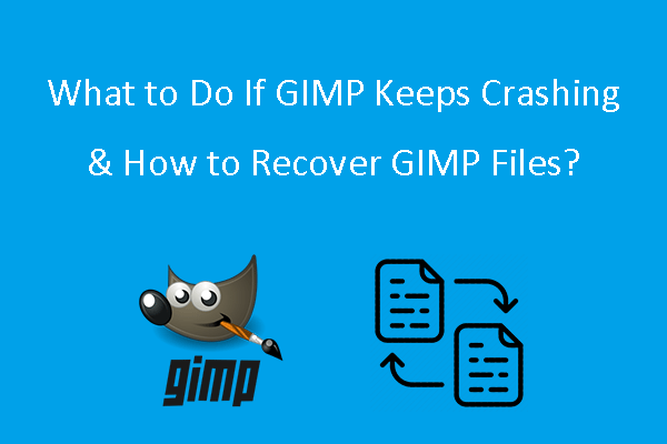 GIMP keeps crashing